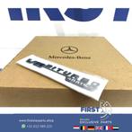 V8 BITURBO 4 MATIC+ LOGO SET ZWART Mercedes C CLS E G GLC GL, Nieuw, Ophalen of Verzenden, Mercedes-Benz, Voor