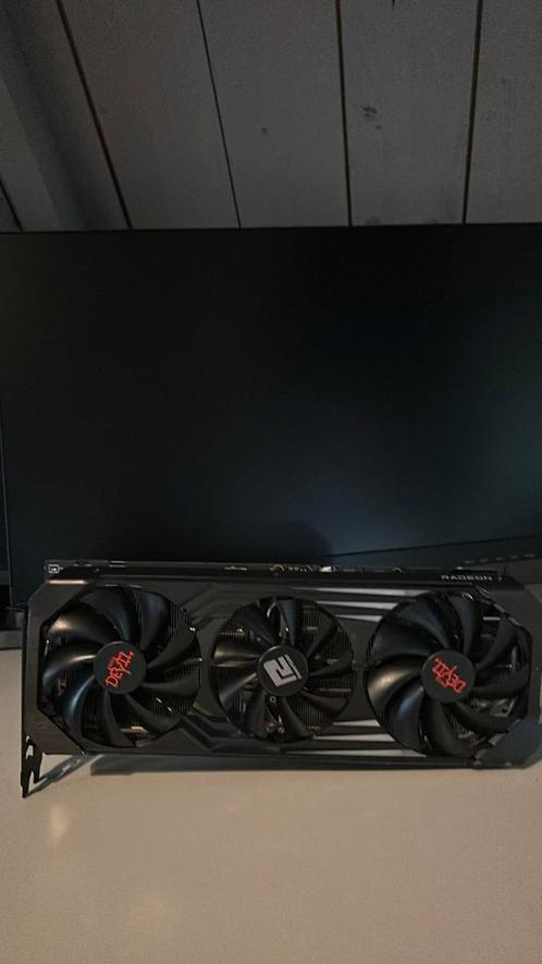 PowerColor red devil RX 6700 XT 12GB, Computers en Software, Videokaarten, Gebruikt, AMD, PCI-Express 4.0, GDDR6, HDMI, DisplayPort