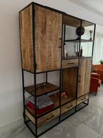 Industriele vakkenkast, Huis en Inrichting, Kasten | Wandmeubels, Ophalen, 150 tot 200 cm, Zo goed als nieuw, 150 tot 200 cm