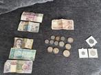 Verschillende munten en biljetten van verschillende valuta, Postzegels en Munten, Ophalen of Verzenden, Nederland en Buitenland