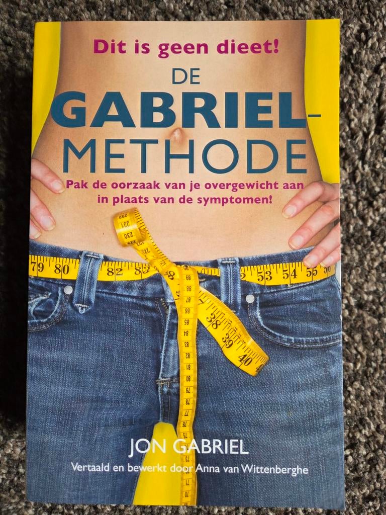 De Gabriel Methode - Jon Gabriel, Ophalen of Verzenden, Zo goed als nieuw, Dieet en Voeding, Jon Gabriel