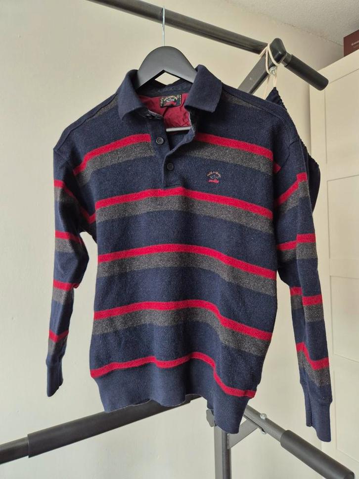Paul & Shark wollen trui - Maat S, Kleding | Heren, Polo's, Zo goed als nieuw, Maat 52/54 (L), Blauw, Ophalen of Verzenden