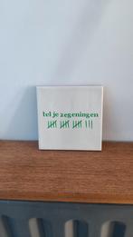 Christelijke tegeltjes | tel je zegeningen, Huis en Inrichting, Ophalen of Verzenden, Zo goed als nieuw