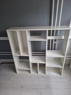 Witte vakkenkast, Huis en Inrichting, Kasten | Wandmeubels, Ophalen of Verzenden, Gebruikt, 25 tot 50 cm, Minder dan 150 cm