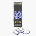 Vlechtelastiekjes met diamantjes Donker Blauw - Paardenelast, Dieren en Toebehoren, Paarden en Pony's | Overige Paardenspullen