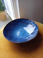 Blauwe schaal, Huis en Inrichting, Ophalen, Schaal, Rond, Zo goed als nieuw