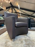 Leolux Dolcinea Fauteuil Senso bruin leer Design stoel, Huis en Inrichting, Fauteuils, Leolux, Nieuw, Ophalen of Verzenden, 50 tot 75 cm