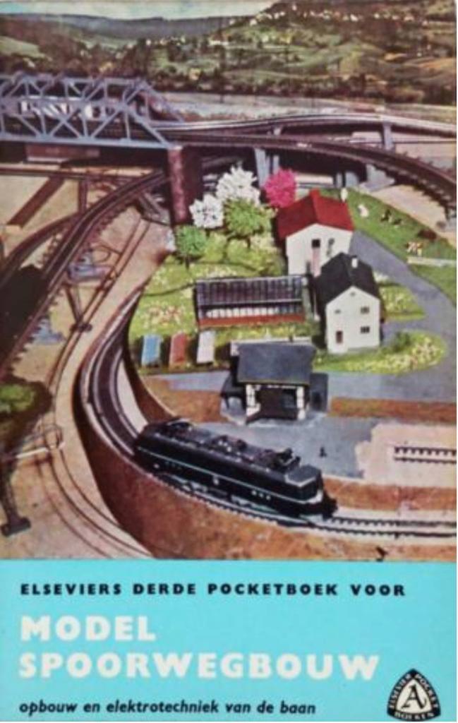 4 Elsevier pocketboekjes Modelspoorweg, Hobby en Vrije tijd, Modeltreinen | H0, Gebruikt, Boek, Tijdschrift of Catalogus, Gelijkstroom of Wisselstroom