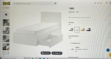 Bed Ikea MALM 90x200cm - afbeelding 1