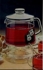 Douwe Egberts glazen thee set, Huis en Inrichting, Keuken | Keukenbenodigdheden, Zo goed als nieuw, Ophalen