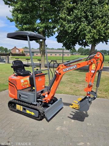 Minigraver graafmachine VIP Kingway NIEUW 1000KG 5460 EURO beschikbaar voor biedingen