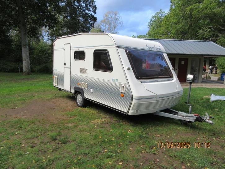 Caravan, Beyerland Vitesse 430-TM, in hele goede staat., Caravans en Kamperen, Caravans, Particulier, tot en met 5, 500 - 750 kg