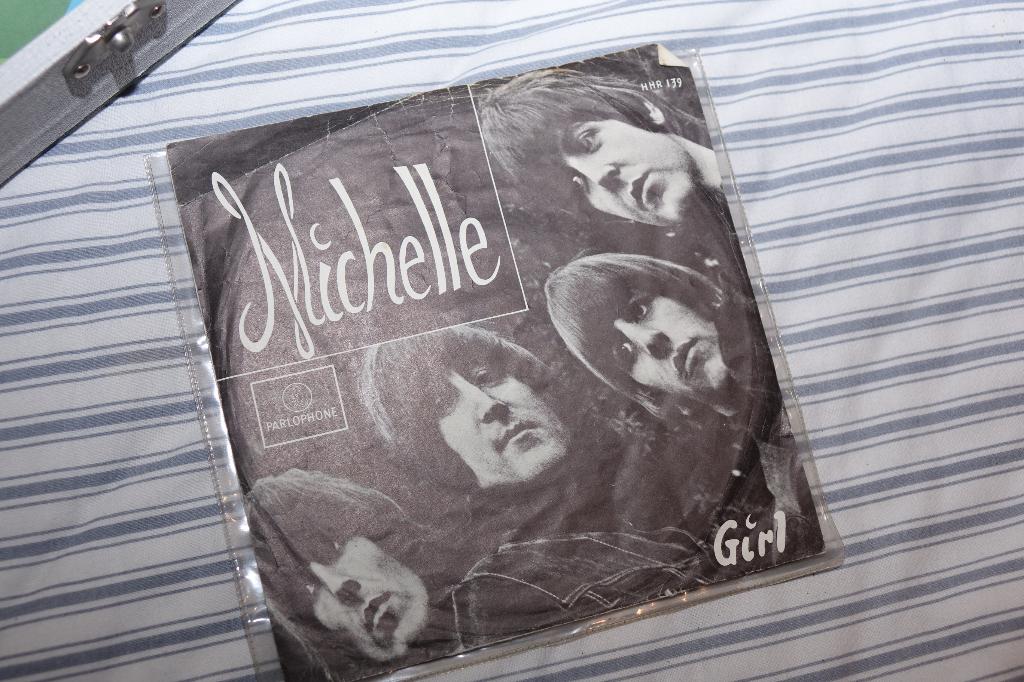 single Beatles  michelle /girl, Verzenden, Gebruikt, Pop, Single