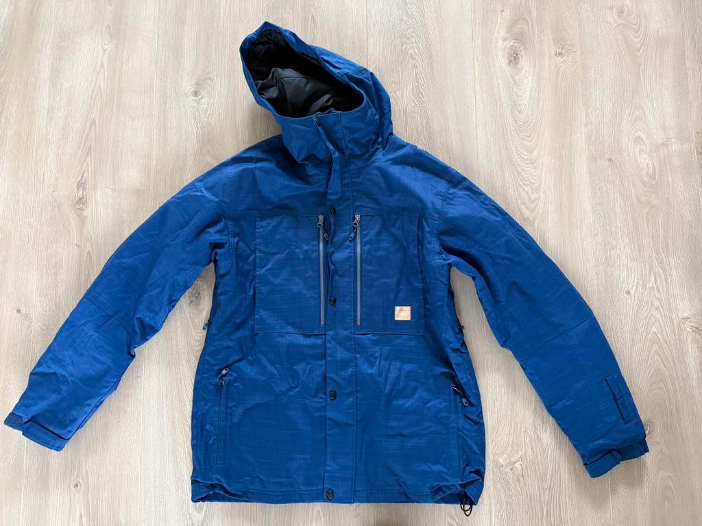 O’neill ski jas donkerblauw maat L, Ophalen, Zo goed als nieuw, Jongen of Meisje, Jas