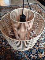 Houten hanglamp, 37x35 cm, Ophalen, Gebruikt, Modern, Minder dan 50 cm