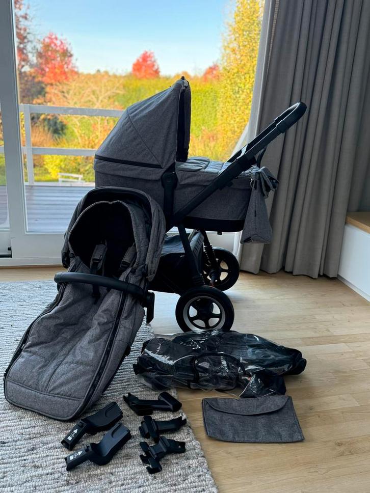 Thule Sleek Duo-wagen - zeer compleet en in goede staat, Kinderen en Baby's, Kinderwagens en Combinaties, Zo goed als nieuw, Kinderwagen