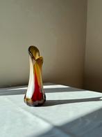 Vaas, marinha grande murano stijl glas midcentury, Antiek en Kunst, Kunst | Designobjecten, Ophalen of Verzenden