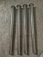 Ikea Tafelpoten - 4 stuks, Ophalen of Verzenden, Gebruikt, Metaal, Tafelpoot
