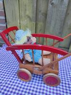 Leuke oude houten poppenwandelwagen, Antiek en Kunst, Ophalen