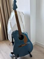 Fender Redondo Player Belmont Blue + tas & accessoires, Ophalen, Zo goed als nieuw, Western- of Steelstringgitaar