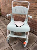 Douche-/toiletstoel verrijbaar, Diversen, Verpleegmiddelen, Ophalen of Verzenden, Zo goed als nieuw