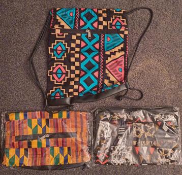 Kleurrijke, Afrikaanse tassen