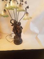 barok schemerlamp, Gebruikt, Barok, Glas, Ophalen of Verzenden