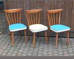 Vintage Eetkamerstoelen Jaren 50 - Set van 3, Ophalen, Gebruikt, Overige kleuren, Drie