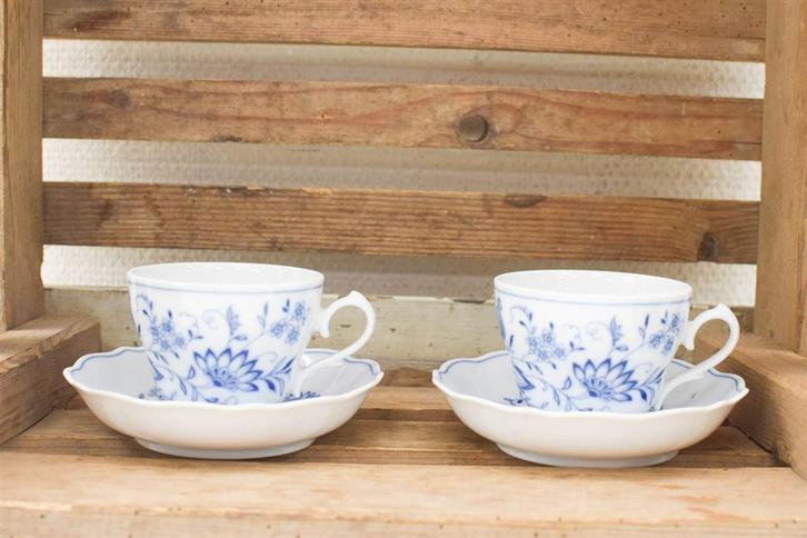 4 delig tirschenreuth bavaria porseleinen kop en schotel 476, Huis en Inrichting, Keuken | Servies, Gebruikt, Kop(pen) en/of Schotel(s)