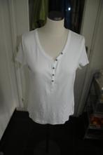 Shirt mt L (C&A) m.k.m.+ knoopjes wit (2) NIEUW, Wit, Maat 42/44 (L), Nieuw, Ophalen of Verzenden