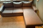 Ruime 3-zits Slaapbank met Opbergruimte, Ophalen, Driepersoons, Zo goed als nieuw, Rechte bank