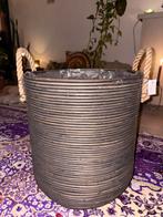Nieuwe plantenpot mand met hendels, Tuin en Terras, Bloempotten, Ophalen, Overige materialen, 40 cm of meer, Rond