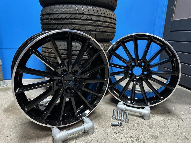 17" Zwarte Volkswagen Audi Seat velgen 5x100!, Auto-onderdelen, Banden en Velgen