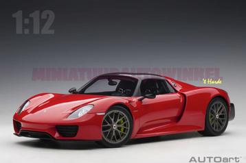 1:12 Porsche 918 Spyder rood by Autoart beschikbaar voor biedingen