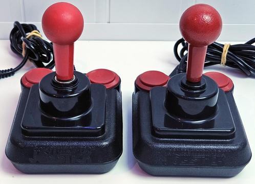 2x Suzo Competition Pro Joystick Commodore 64 Amiga Atari, Computers en Software, Vintage Computers, Ophalen