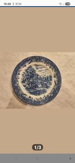 Vintage Churchil Blue Dinner Plate, Ophalen of Verzenden, Zo goed als nieuw, Bord(en), Wedgwood