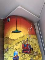 Houten Bedframe IKEA met Lattenbodem, Ophalen, Eenpersoons, Wit, Zo goed als nieuw