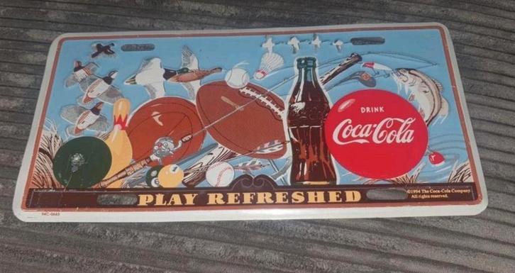 Wandbord Coca-Cola, Verzamelen, Merken en Reclamevoorwerpen, Zo goed als nieuw, Reclamebord, Ophalen of Verzenden