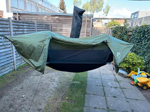 Nightcat Hangmat Tent - Waterdicht, Caravans en Kamperen, Tenten, tot en met 2, Zo goed als nieuw, Ophalen of Verzenden