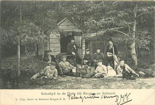 (701-256-031) Bergen NH Schafttijd in de Duin, Verzamelen, Ansichtkaarten | Nederland, Noord-Holland, Verzenden