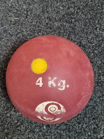 Kogelstoten kogel indoor - 4 kg beschikbaar voor biedingen