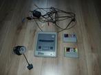 SNES + 2 spellen, Spelcomputers en Games, Spelcomputers | Nintendo Super NES, Ophalen of Verzenden, Zo goed als nieuw, Met 1 controller