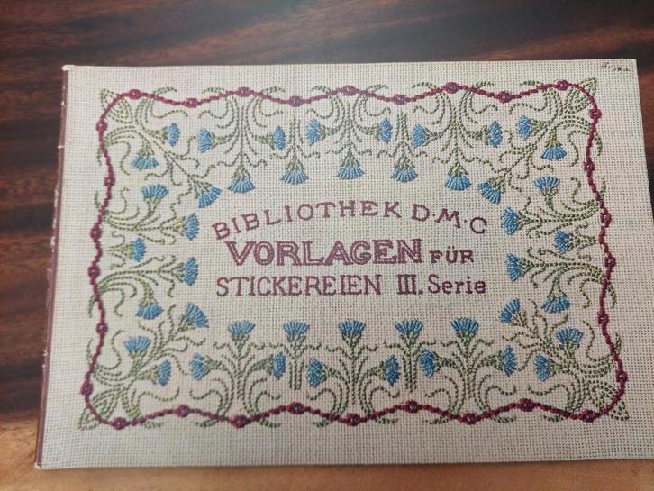 Oud DMC Borduurboek - Bibliotheek D.M.C, Hobby en Vrije tijd, Borduren en Borduurmachines, Ophalen of Verzenden