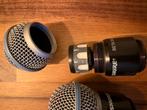 3 x Shure Beta 58A koppen, Muziek en Instrumenten, Microfoons, Ophalen of Verzenden, Zo goed als nieuw, Zangmicrofoon