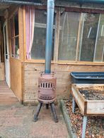 Oude tuinkachel, Ophalen, Gebruikt