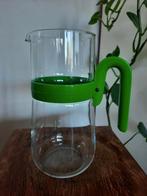 Vintage sapkan made in Italy kan groen space age 80's, Ophalen of Verzenden, Zo goed als nieuw, Glas, Overige stijlen