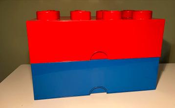 Opbergbakken voor Lego. Twee stuks. Als set. beschikbaar voor biedingen