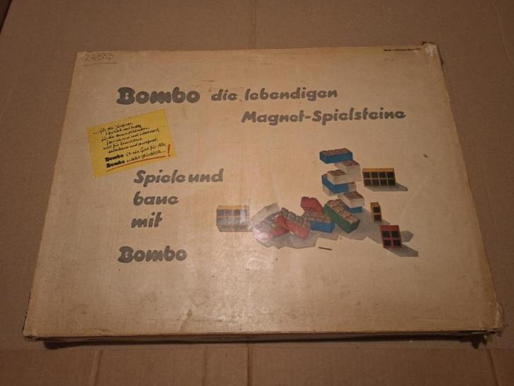 Bouwstenen Bombo magnetisch, Kinderen en Baby's, Speelgoed | Bouwstenen, Gebruikt, Overige merken, Ophalen of Verzenden