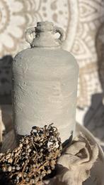 Cadeau kerst tip vaas pot kruik betonlook Restyle, Huis en Inrichting, Woonaccessoires | Vazen, Gebruikt, Overige kleuren, 50 tot 75 cm