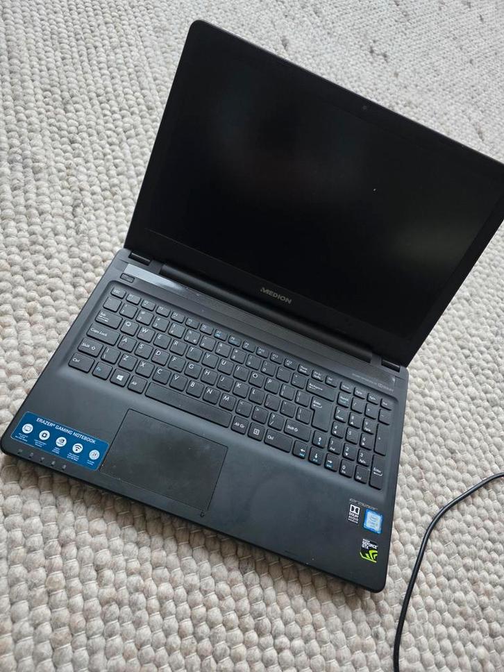 Medion Erazer Gaming Laptop, Computers en Software, Windows Laptops, Gebruikt, 15 inch, HDD, SSD, 2 tot 3 Ghz, 8 GB, Qwerty, Met videokaart